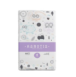 Agnotis Baby Diapers Βρεφικές Πάνες No4 7-18 kg, 4