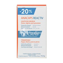 Ducray Anacaps Reactiv - Αντιδραστική Τριχόπτωση, 30 caps (PROMO -20%)