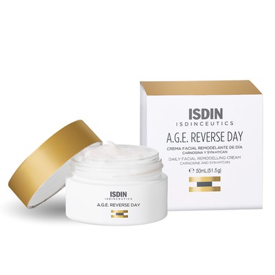 ISDIN A.G.E. Reverse Day Cream Κρέμα Ημέρας Για Θεραπεία Αναδόμησης Προσώπου Με Τριπλή Αντιγηραντική Δράση 50ml