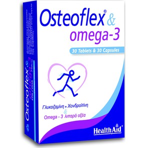 Health Aid Osteoflex 30tabs & Omega 3 750mg, 30tab