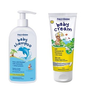 Frezyderm Baby Cream 175ml  Baby Shampoo 300ml 