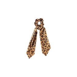 Medisei Brown Leopard Hair Rubber With Scarf 1 piece 