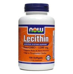Now Foods Lecithin 1200 mg - 100 Softgels