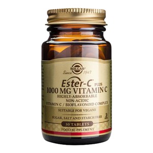 SOLGAR Ester-C 1000mg vitamin C 30tablets