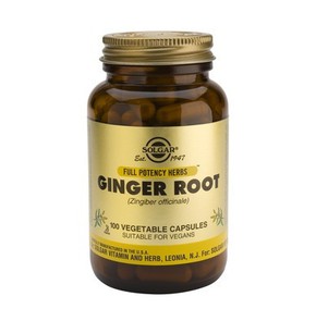 Solgar Ginger 100 Vegetable Capsules