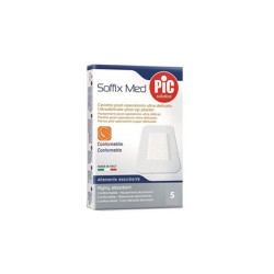 Pic Solution Soffixmed Sterile Postoperative Adhesive Plaster 10 x 8cm 5 pieces