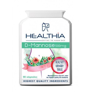  Healthia D-Mannose 500mg Dietary Supplement Urina