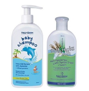Frezyderm Baby Shampoo 300ml  Baby Hydra Milk 200m