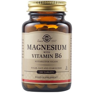 SOLGAR Magnesium +B6 100tablets