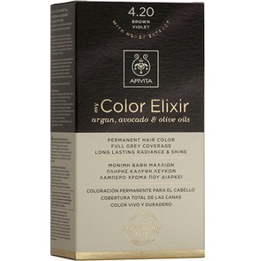Apivita My Color Elixir Μόνιμη Βαφή Μαλλιών Νο 4.2