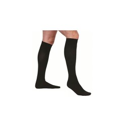 ADCO Over The Knee Socks For Men Black Class I (19-21mm Hg) Medium (32-34) 1 pair