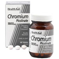 HEALTH AID CHROMIUM PICOLINATE 200MG 60TABL