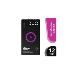 Duo Longer Pleasure Condoms With Delay 12 pieces