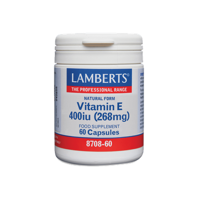 LAMBERTS Natural Form Vitamin E 400iu (268mg) 60caps