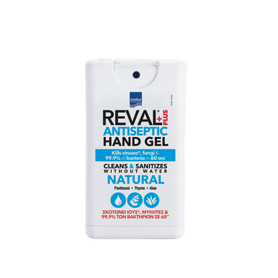 REVAL Plus Hand Gel Αντισηπτικό Με Φυσικό Άρωμα 15ml