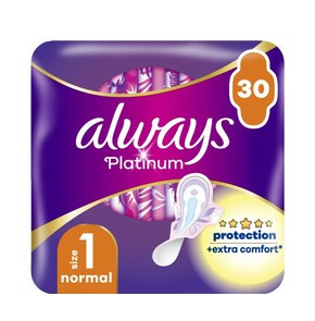 Always Ultra Platinum Normal (Μέγεθος 1), 30 Σερβι