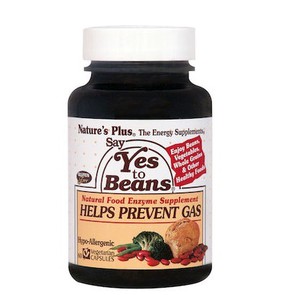 Nature's Plus Say Yes To Beans Enzyme Complex, 60 