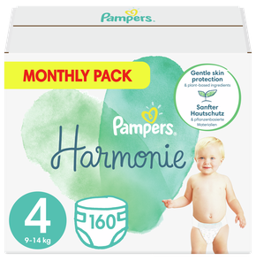 Pampers Harmonie Size. 4 (9kg-14kg) Monthly Pack 1