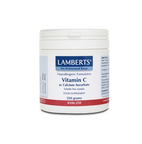 Lamberts Calcium Ascorbate powder Βιταμίνη C 250gr