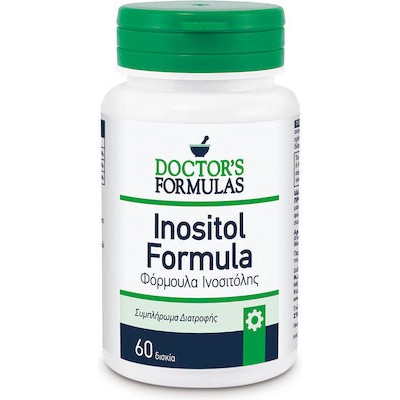 DOCTOR'S FORMULA Inositol Formula 2000mg Συμπλήρωμα Διατροφής Που Συμβάλλει Στο Νευρικό Σύστημα & Στην Ψυχολογική Λειτουργία x60 Δισκία