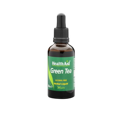 HEALTH AID Green Tea Liquid Alcohol Free 50ml