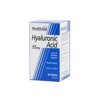 HEALTH AID HYALURONIC ACID 55MG 30VEG. TABL