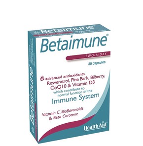 Health Aid Betaimune  Resveratrol Mixed Berries Vi