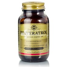 Solgar Resveratrol 100mg - Καρδιαγγειακό, 60 veg. caps 