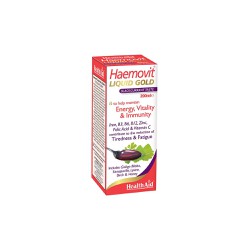 Health Aid Haemovit Liquid Gold Nutritional Supplement of Vitamins & Iron 200ml