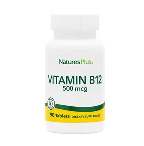 Natures Plus Vitamin B12 500mcg (90 Ταμπλέτες)