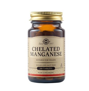 Solgar Chelated Manganese 100 Tablets