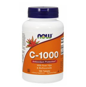 C-1000 με Rose Hips & Bioflavonoids (100 Ταμπλέτες