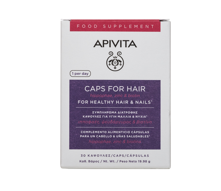 APIVITA HAIR&NAILS CAPS 30ΤΕΜ