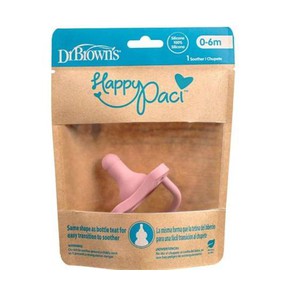 Dr Brown's All Silicone Pink Soother, 1pc