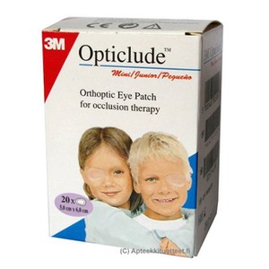 OPTICLUDE Boys & girls mini eye patches 5,0cmX6,2c