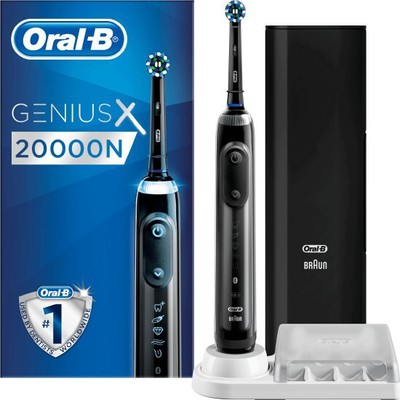ORAL-B Electric Toothbrush Genius X 20000N Black AI