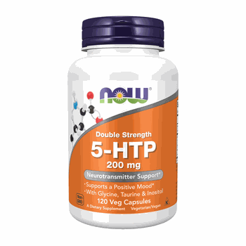 NOW FOODS  5-HTP DOUBLE STRENGTH 200MG 60 CAPS