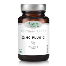 Power Health Platinum Zinc Plus C - Ανοσοποιητικό, 30 tabs