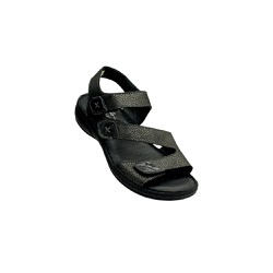 Genesis Emanuele 2840 Women's Anatomical Black Sandal Νο.40 1 pair