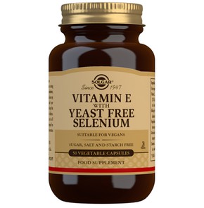 Solgar Vitamin E with Yeast Free Selenium 50 Veg C