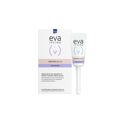 Intermed Eva Intima Restore Vaginal Gel With Hyaluronic Acid pH3.8 9 tubes
