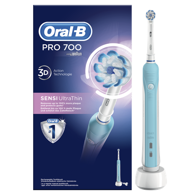 Oral-B Pro 700 Sensi Ultrathin Ηλεκτρική Οδοντόβου