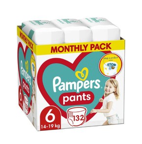 Pampers Pants Νο6 (14-19Kg) Monthly Pack 132τμχ Βρ