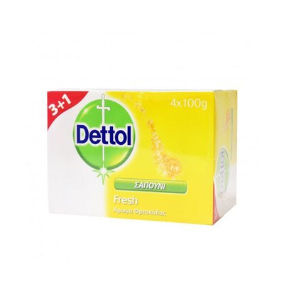  DETTOL Antibacterial Soap Fresh 4x100g 