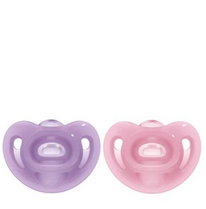 Nuk Sensitive Soother with Silicone Nipple 6-18 Mo