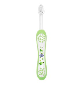 Chicco Toothbrush 6m+ Οδοντόβουρτσα για Βρέφη Πράσ