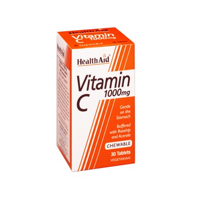 HEALTH AID Vitamin C 1000mg Chewable 30tabs