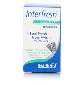 Health Aid Interfresh για Καθαρή Αναπνοή, 60caps