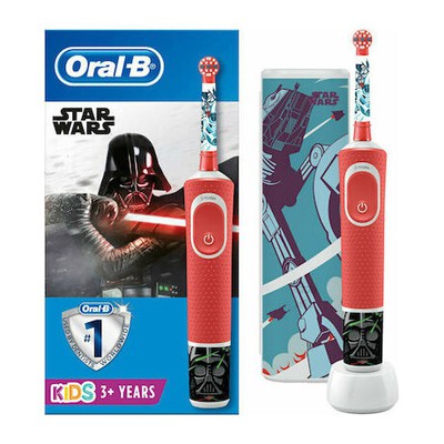 ORAL-B Electric Toothbrush Kids Star Wars + Special Edition Case For ages 3+
