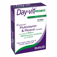 Health Aid Day-Vit Probiotics & CoQ10 30 Ταμπλέτες